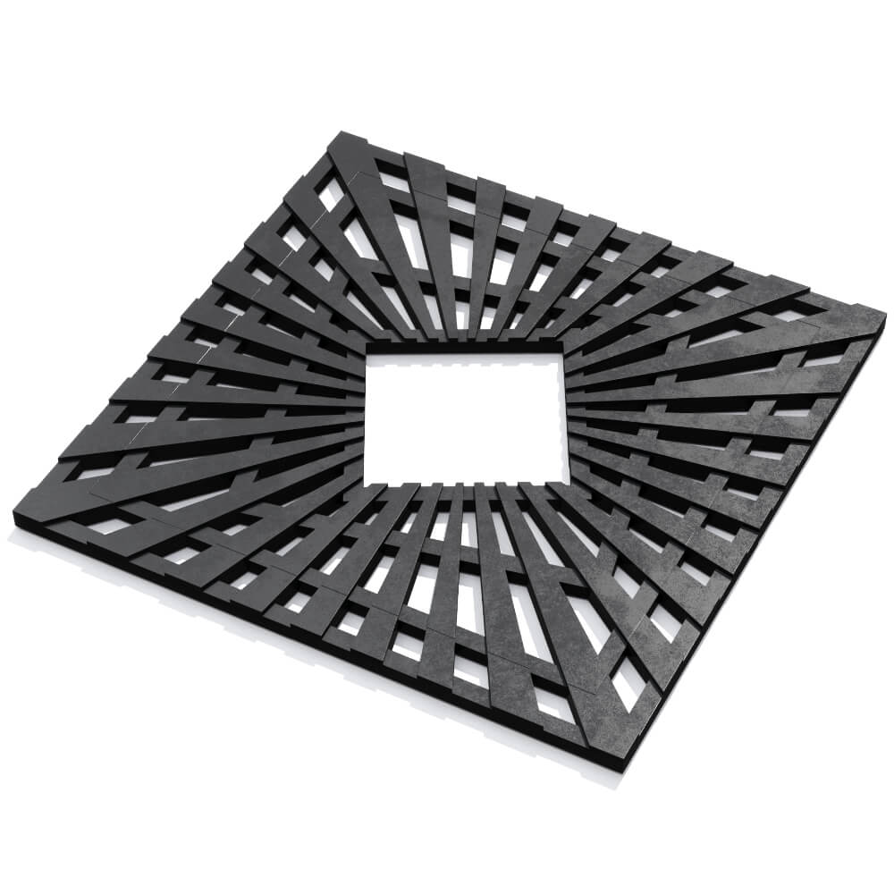 Приствольная решетка для дерева ZKING ATMOSPHERE 1.2х1.2м Черная в Белой Калитве фото