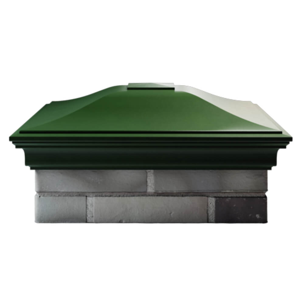 Колпак Zking Монблан Зеленый на столб 2х2 кирпича (515х515мм) в Белой Калитве фото