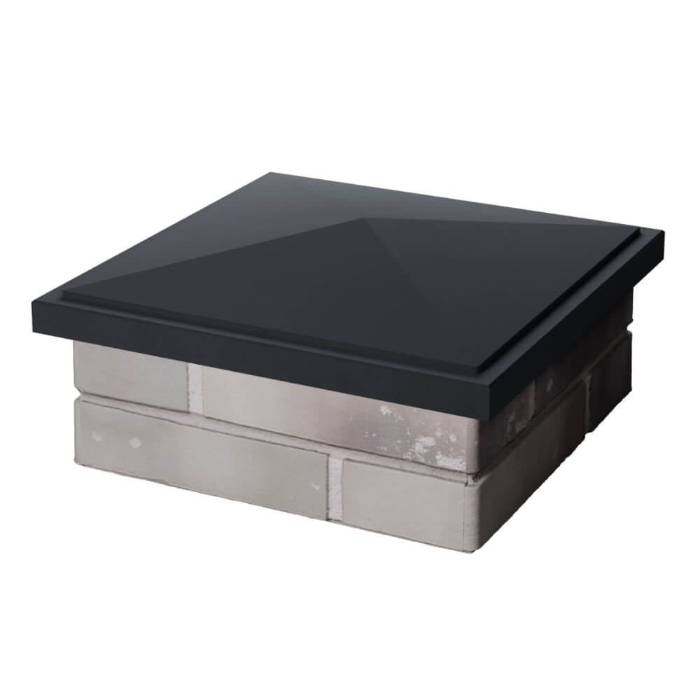 Колпак Zking БонаМоно Серый на столб 1.5х1.5 кирпича (385х385, 400х400мм) в Белой Калитве фото