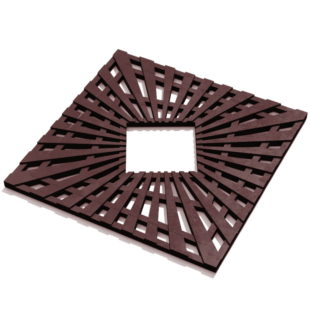 Приствольная решетка для дерева ZKING ATMOSPHERE 1.2х1.2м Коричневая в Белой Калитве фото