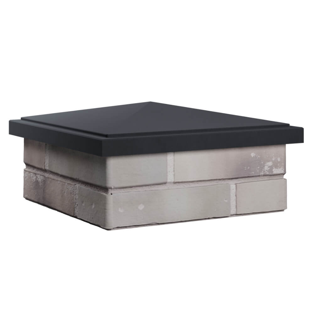 Колпак Zking БонаМоно Серый на столб 1.5х1.5 кирпича (385х385, 400х400мм) в Белой Калитве фото