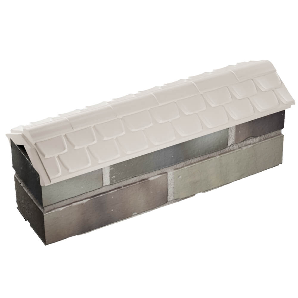 Парапет Zking Эльбрус Бежевый с посадкой на 0.5 кирпича (130мм) в Белой Калитве фото