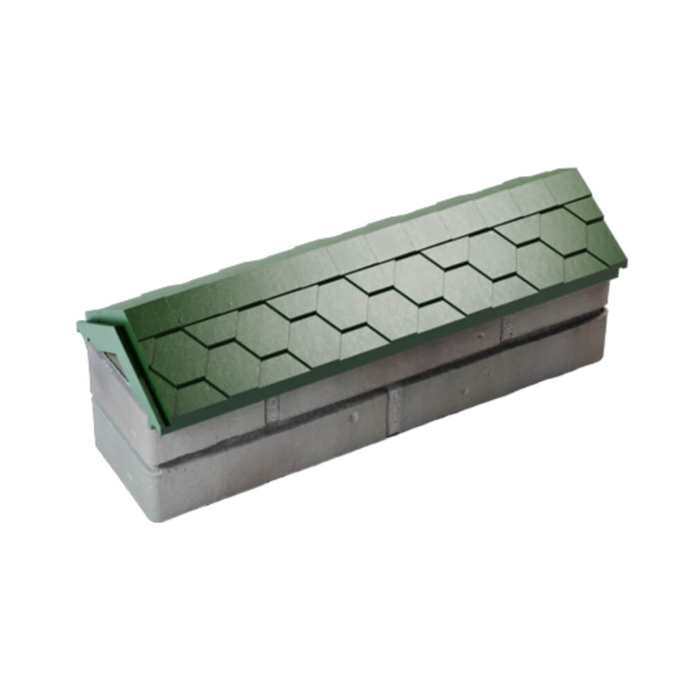 Парапет Zking Эверест Зеленый с посадкой на 0.5 кирпича (130мм) в Белой Калитве фото