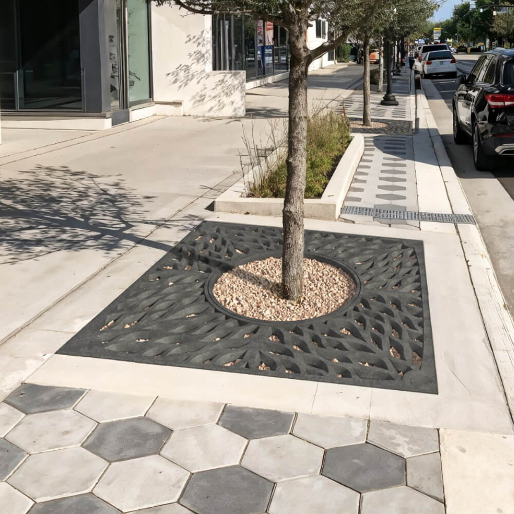 Приствольная решетка для дерева ZKING CRUST 2х2м Черная в Белой Калитве фото