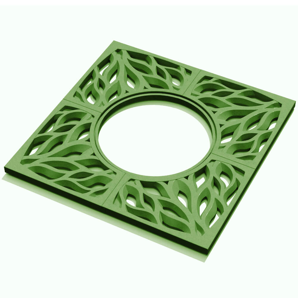 Приствольная решетка для дерева ZKING CRUST 1.2х1.2м Зеленая в Белой Калитве фото