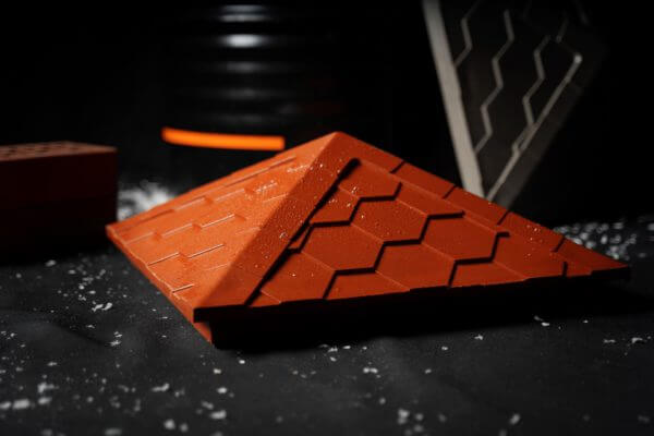 Колпак Zking Эверест Красный на столб 1.5х1.5 кирпича (390х390мм) в Белой Калитве фото