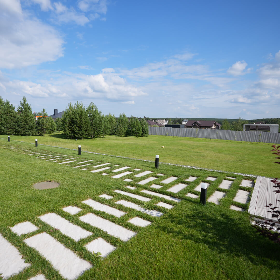 Шаговая плита STONE Светлая Галька 990х330х55мм в Белой Калитве фото