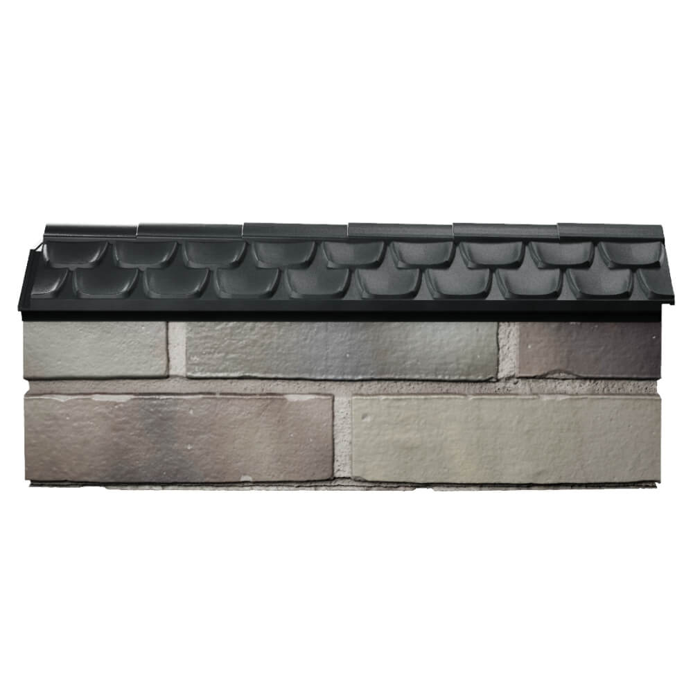 Парапет Zking Эльбрус Черный с посадкой на 0.5 кирпича (130мм) в Белой Калитве фото